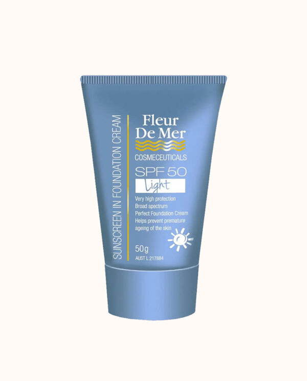 Fleur De Mer, SPF50+ Sunscreen in Foundation Cream 50ml (3 Shades)