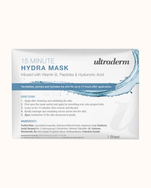 Ultraderm, 15 Minute Hydra Mask - 4 pack